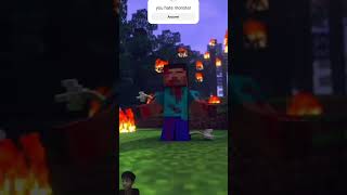 I love monster minecraft minecraftanimation animation herobrine game trending viral shorts [upl. by Aarika4]