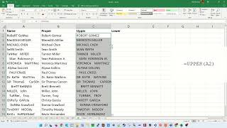 Capitalize First Letter  Clean Up Mixed Case Text  Excel Tips and Tricks [upl. by Dowdell]