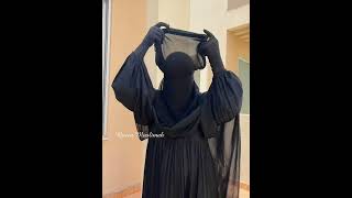 signature ✅Arabian layer niqab tutorial 💖shorts status islamicstatus [upl. by Enileuqcaj]