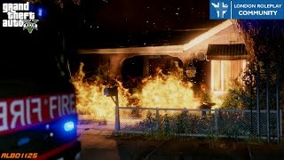 GTA5 LRPC  Fire at the Bank  London Fire Brigade Online FiveM  London Roleplay Community 11 [upl. by Alda]