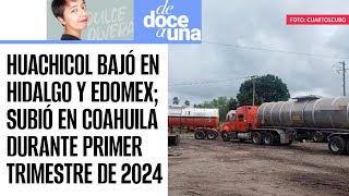 DeDoceAUna ¬ Huachicol bajó en Hidalgo y Edomex pero subió en Coahuila en primer trimestre Pemex [upl. by Eeramit306]