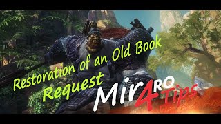 MIR4 Restoration of an Old Book Request Mir4RoTips [upl. by Godliman]