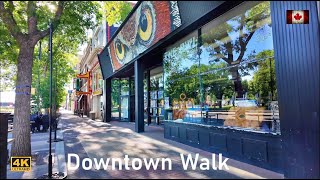 Lethbridge Downtown Walking Tour 4K🇨🇦 Canada Travel vlog [upl. by Senecal]