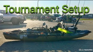 2017 Hobie Outback Tournament Setup Review Camo Edition [upl. by Ellehsem537]