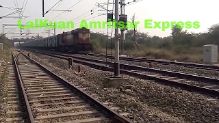 Lalkuan  Amritsar Express  Via Chandigarh Mohali  Indian Railways Super Fast Express Train [upl. by Llehsyar]