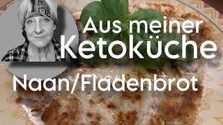 NaanFladenbrot aus 3 Zutaten  Keto und vegan [upl. by Beitz]