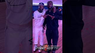 Terence Crawford LINKS UP with Floyd Mayweather at ROLLER SKATE park [upl. by Remde]