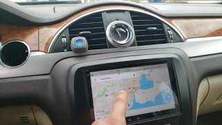 Android 10 Eonon 2020 Car Stereo double din review on Buick Enclave 2011 [upl. by Aiz]