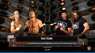 WWE 2K23Triple H and Shawn Michaels VS NWO  RAW Tag Team Championship Tournament  Round 1 Match 1 [upl. by Ahseinek197]