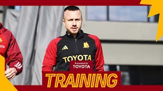 🤝 BENVENUTO ANGELINO 🇪🇸  IL SUO PRIMO ALLENAMENTO IN GIALLOROSSO [upl. by Baniaz]