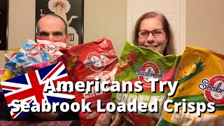 Americans Try Seabrook Loaded Curly Fries and Crinkles [upl. by Applegate]