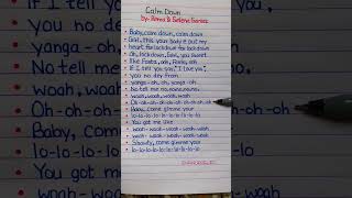 ✅𝐂𝐚𝐥𝐦 𝐃𝐨𝐰𝐧 𝐛𝐲 𝐑𝐞𝐦𝐚 amp 𝐒𝐞𝐥𝐞𝐧𝐚✅ calmdown rema selenagomez song lyrics viralvideo shortsmusic [upl. by Enyawal237]