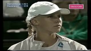 Elena Dementieva v Lindsay Davenport 2001 Miami QF highlights [upl. by Gaal]