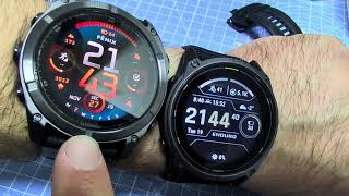 Garmin Fenix 8 AMOLED vs MIP Display Comparison [upl. by Chirlin951]