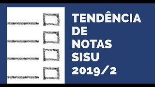 COMO SÃO AS NOTAS DO SISU DO MEIO DO ANO  SISU 20192 [upl. by Edrock]