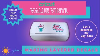 New Value Vinyl from Cricut Layered Decal Project [upl. by Robbin768]