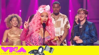 Nicki Minaj Accepts the Video Vanguard Award  2022 VMAs [upl. by Doloritas]