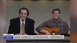 Adam Sandlers Thanksgiving song throwback [upl. by Auqeenahs]