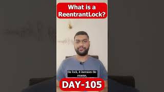 What is a ReentrantLock java interview interviewtips [upl. by Eudora]