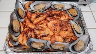 BOILING CRAB WHOLE SHEBANG RECIPE SPICY SEAFOOD BOIL [upl. by Eliza319]