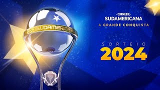 SORTEIO COMPLETO DA FASE PRELIMINAR  CONMEBOL SUDAMERICANA 2024 [upl. by Aikehs]