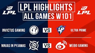 LPL Highlights ALL GAMES Week 1 Day 1  LPL Summer Split 2024 [upl. by Edric]