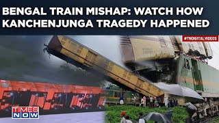 Bengal Train Accident How Did Kanchenjunga Express Disaster Happen Death Toll Rises Tragic Video [upl. by Ynatsyd]