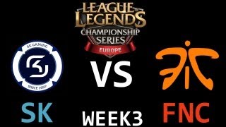 SK vs Fnatic  LCS EU W3  SK Gaming vs Fnatic avec Skyyart amp SarenS [upl. by Sanbo361]