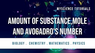 Amount of Substance Mole and Avogadros number Mole concept 1 [upl. by Antonella]