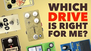 Understand The Types Of Overdrive Pedals On The Market [upl. by Leelah]