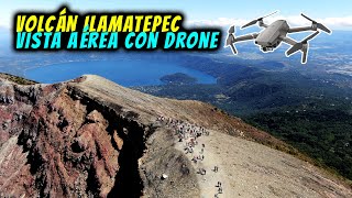 Volcán Ilamatepec de Santa Ana  Vista aérea con Drone [upl. by Wendalyn962]