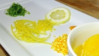 How to Zest Citrus Fruits [upl. by Erdda]