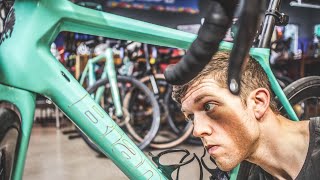 2021 Bianchi Specialissima Disc Unboxing [upl. by Gisele]