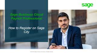 Sage200c VIP Classic Premier How to register on Sage City [upl. by Ahsekal319]