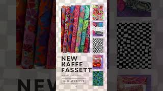 New KAFFE FASSETT Prints  August 24 collection quilting sewing fabric craftideas [upl. by Esineg]