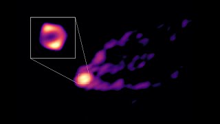 Black hole blasting powerful jet directly imaged for the firsttime ever [upl. by Aicad]