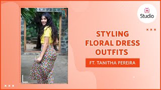 Best Floral Dress  Floral Dress Outfit Ideas For Women  Ft Tanitha Pereira Shorts  Myntra [upl. by Elisa545]