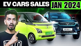 Ev sales in january 2024  Electric Car ⚡ [upl. by Heck]