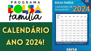 💥 CALENDÁRIO DO BOLSA FAMÍLIA PAGAMENTOS MÊS DE JANEIRO DE 2024 [upl. by Liemaj]