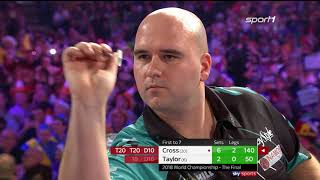 Furioser Rob Cross zerstört Phil Taylors WMTraum  SPORT1 DARTS [upl. by Dyol886]