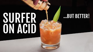 Improved Surfer on Acid cocktail recipe [upl. by Alacim]