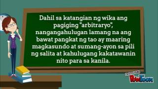 Kahulugan ng wika ayon kay Henry Gleason [upl. by Lenroc]