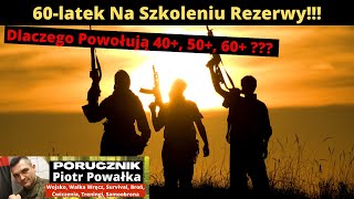 60latek Na Szkoleniu Żołnierzy Rezerwy Dlaczego Nie Powołują Młodych Porucznik Piotr Powałka [upl. by Niamreg596]