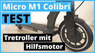 micro  emicro M1 colibri  Test Review  App basierter Escooter  BMW EScooter mit Zulassung [upl. by Ynej]