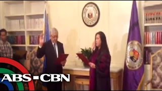 Jardeleza takes oath as new SC justice [upl. by Neliac]