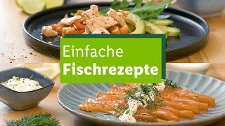 3 einfache Lachs Rezepte Lachs marinieren Ceviche amp gezupft [upl. by Darees]