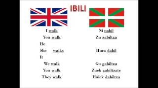 Lesson 8 Ibili aditza quotTo walkquot verb  Learn Basque with Easy Basque [upl. by Drofnil]