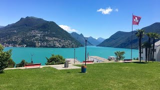 LUGANO  SVIZZERA 🇨🇭city tour [upl. by Lalage746]