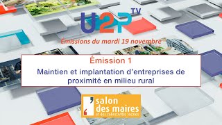 Émission n°1  Maintien et implantation d’entreprises de proximité en milieu rural SMCL2024 [upl. by Ardni120]