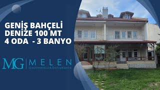 GENİŞ BAHÇELİ DENİZE YAKIN TRİPLEKS VİLLA 4000000 ₺ MELEN GAYRİMENKUL KOCAALİ 542 264 22 00 [upl. by Annaihr100]